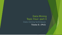 DM- Topic four- part II.pptx